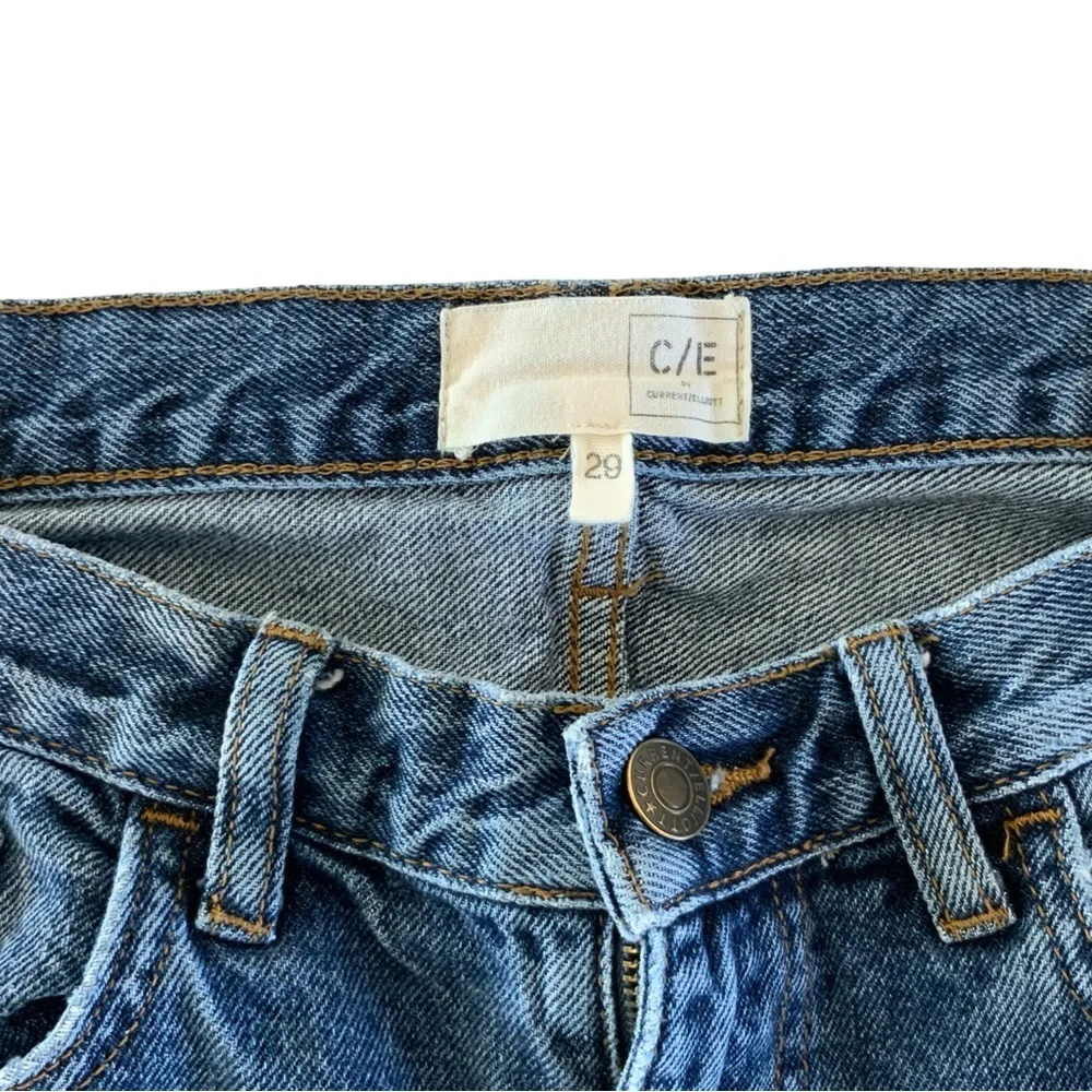 Current/Elliott Wide Leg Cop Jeans Size 29 - Picture 5 of 6